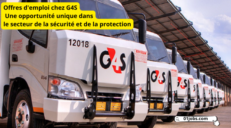 Offres d'emploi chez G4S